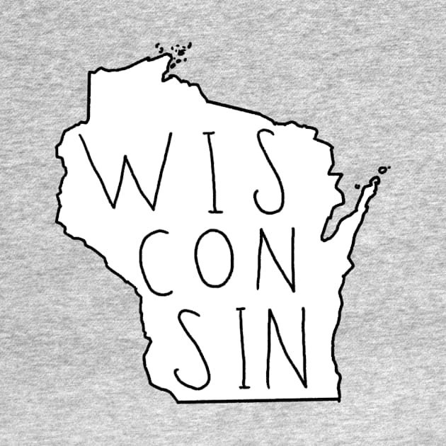 The State of Wisconsin - Blank Outline by loudestkitten